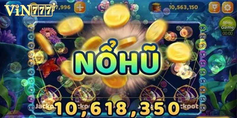 Trang bị nhiều dòng game khác nhau giúp sảnh nổ hũ tại Vin777 thu hút bet thủ